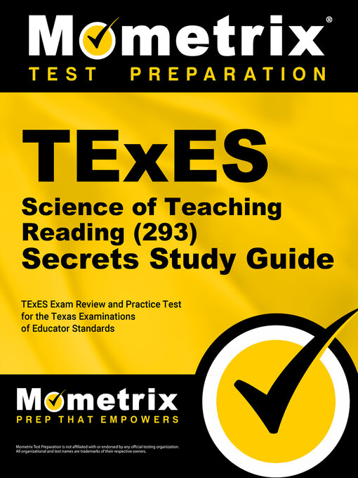 Title details for TExES Science of Teaching Reading (293) Secrets Study Guide by Mometrix - Wait list